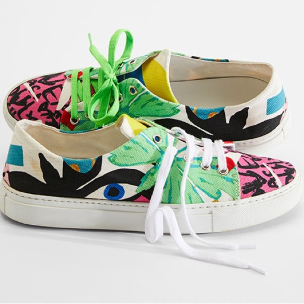 Weekend Max Mara Multicolor Canvas Sneakers
